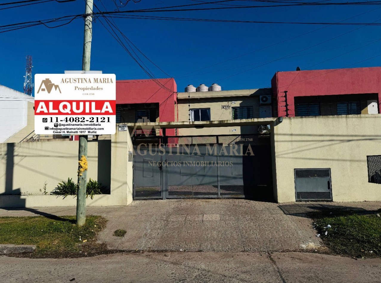 ALQUILER 2 AMBIENTES SAN MIGUEL